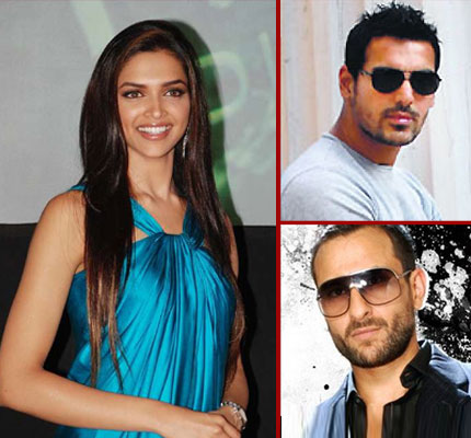 John, Saif ignore Deepika?